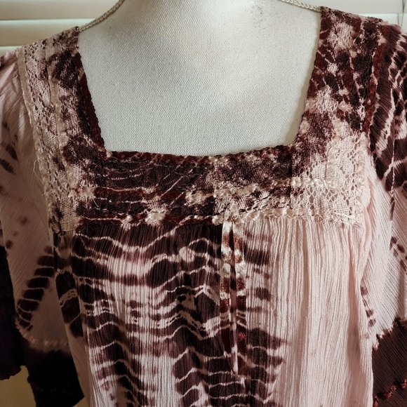 Advance Apparel Women's Bohemian Inspired Tunic NWOT - Picture 4 of 12